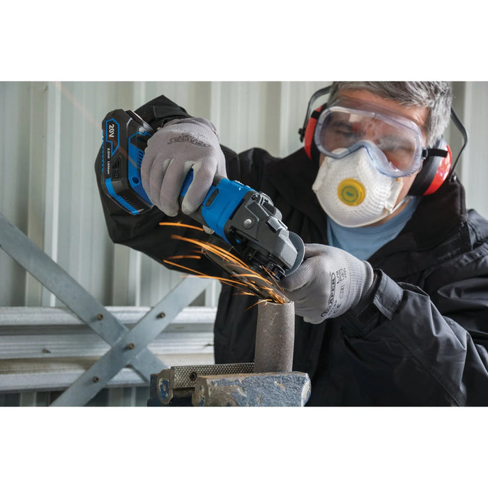 Draper Storm Force® 20V Angle Grinder, 115mm (Sold Bare) - CAG20SF