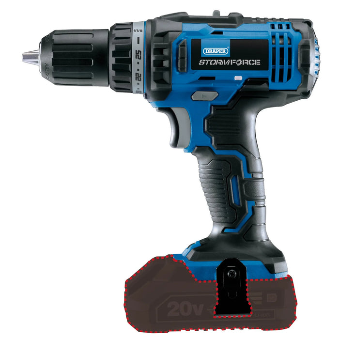 Draper Storm Force® 20V Drill Driver (Sold Bare) - CD20SF
