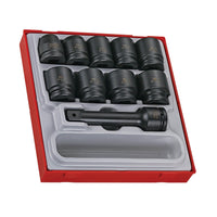 Teng Tools 3/4 Impact Socket Set DIN TT2 12 Pieces