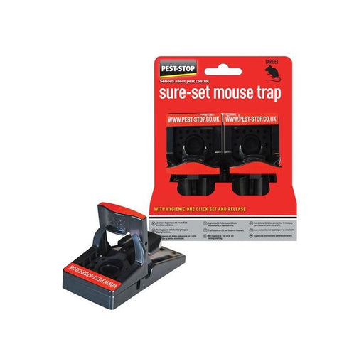 Pest-Stop (Pelsis Group) Sure-Set Mouse Trap (Twin Pack) Pest-Stop (Pelsis Group) - Town Tools