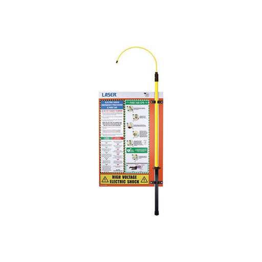 Laser EV First Aid Information Board c/w Insulated Rescue Pole Laser - Town Tools