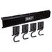 Sealey Wall Mounting 4 Hook Storage Rail APHKIT5 Sealey - Town Tools 