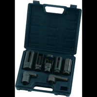 Draper Expert Lambda/Oxygen Sensor Socket Set, 3/8", 1/2" Sq. Dr. (7 Piece)