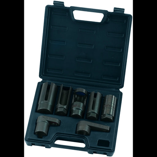 Draper Expert Lambda/Oxygen Sensor Socket Set, 3/8", 1/2" Sq. Dr. (7 Piece) - image 1