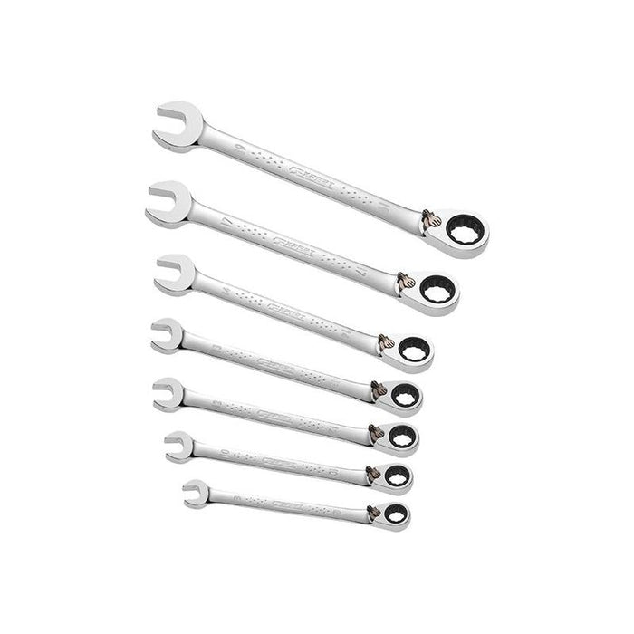 Expert Ratchet Combination Spanner Set, 7 Piece Expert - Town Tools