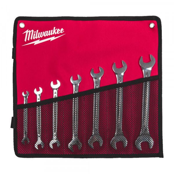 Milwaukee 7Pc Double Open End Spanner Set Milwaukee - Town Tools 