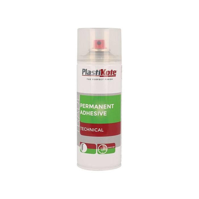 Plastikote Trade Permanent Spray Adhesive 400ml PlastiKote - Town Tools