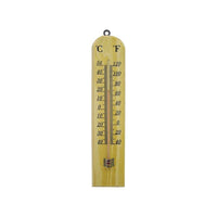 Faithfull Wall Thermometer - Wood 260mm