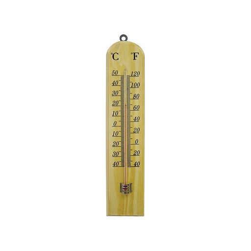 Faithfull Wall Thermometer - Wood 260mm Faithfull - Town Tools