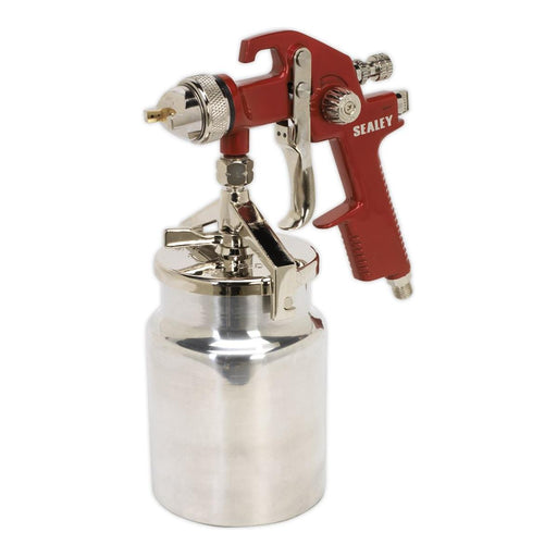 Sealey HVLP Suction Feed Spray Gun 1.7mm Set-Up HVLP740 Sealey - Town Tools 