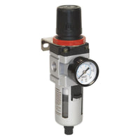 Sealey Air Filter/Regulator with Gauge SA2001/FR