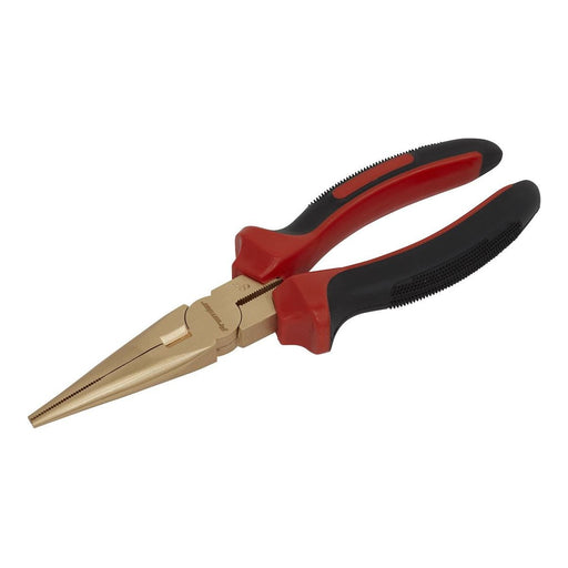 Sealey Long Nose Pliers 200mm Non-Sparking NS075 Sealey - Town Tools 