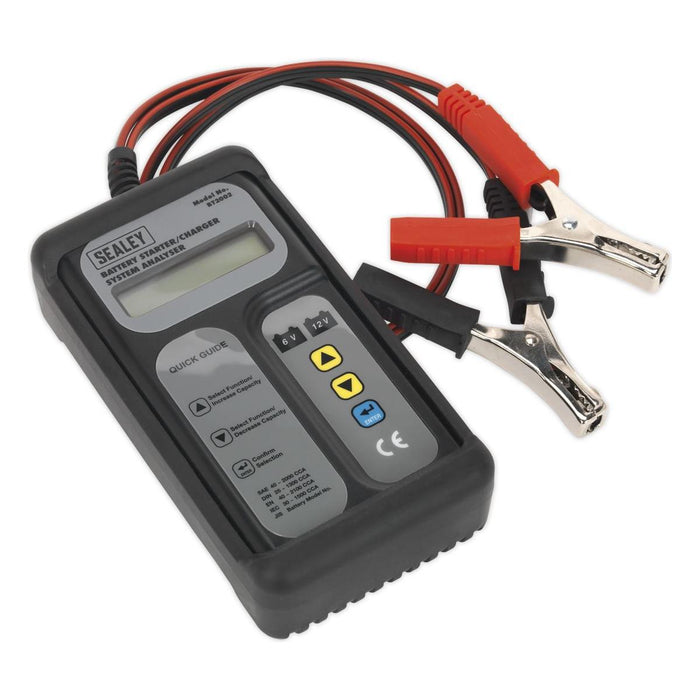 Sealey Digital Battery & Alternator Tester 6-12V Battery 6 12 24V Alternator Sealey - Town Tools 