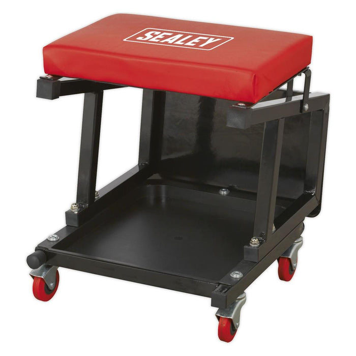 Sealey Mechanic's Utility Seat & Step Stool SCR16 Sealey - Town Tools 