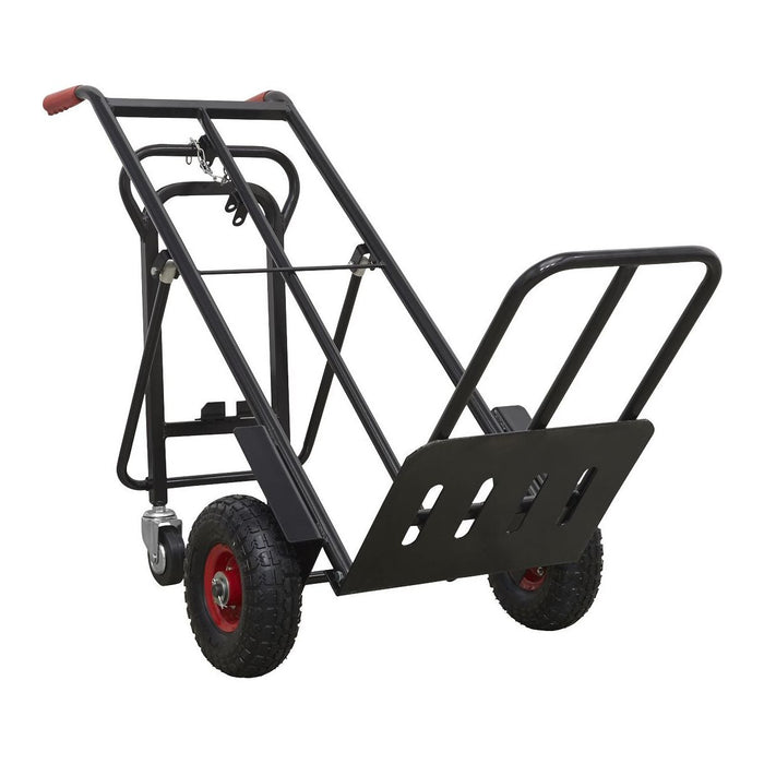 Sealey Heavy-Duty 3-in-1 Sack Truck with PU Tyres 300kg Capacity CST989HD