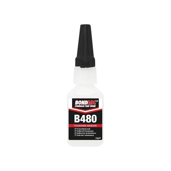 Bondloc B480 Black Rubber Toughened Cyanoacrylate 20g Bondloc - Town Tools