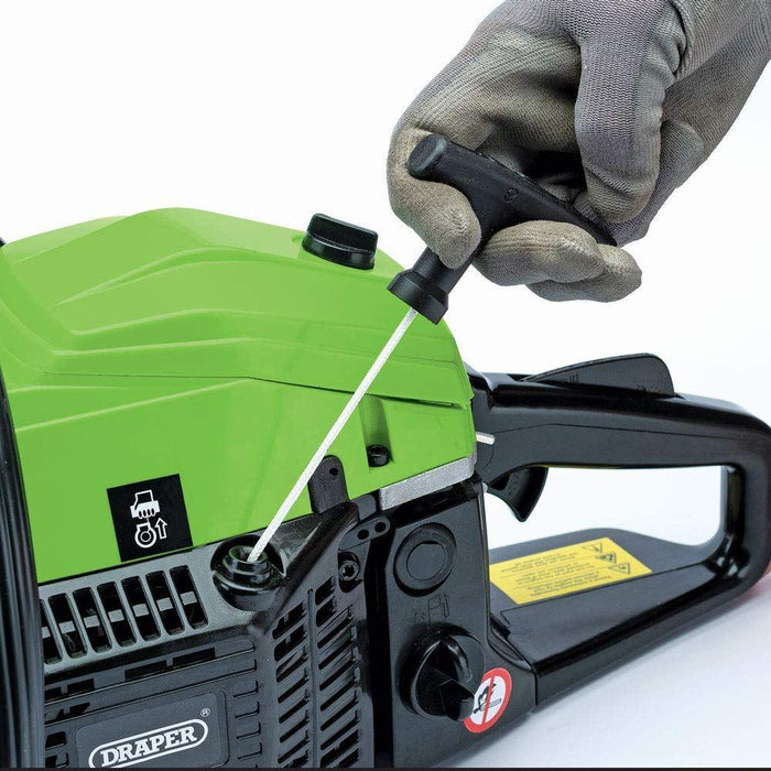Draper Petrol Chainsaw, 450mm, 45cc 80103 Draper - Town Tools 