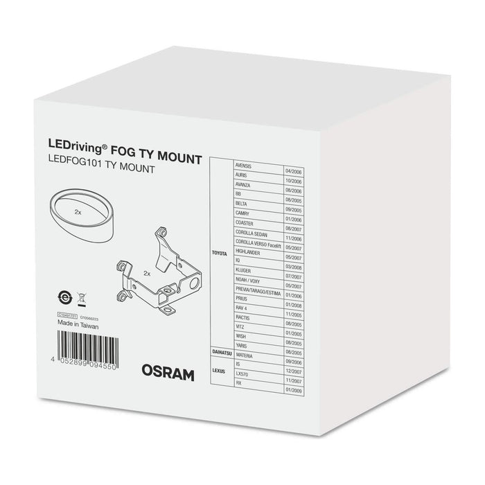 Osram LEDriving FOG additional mounting for Toyota models, LEDFOG101-TY-M, brack Osram - Town Tools 