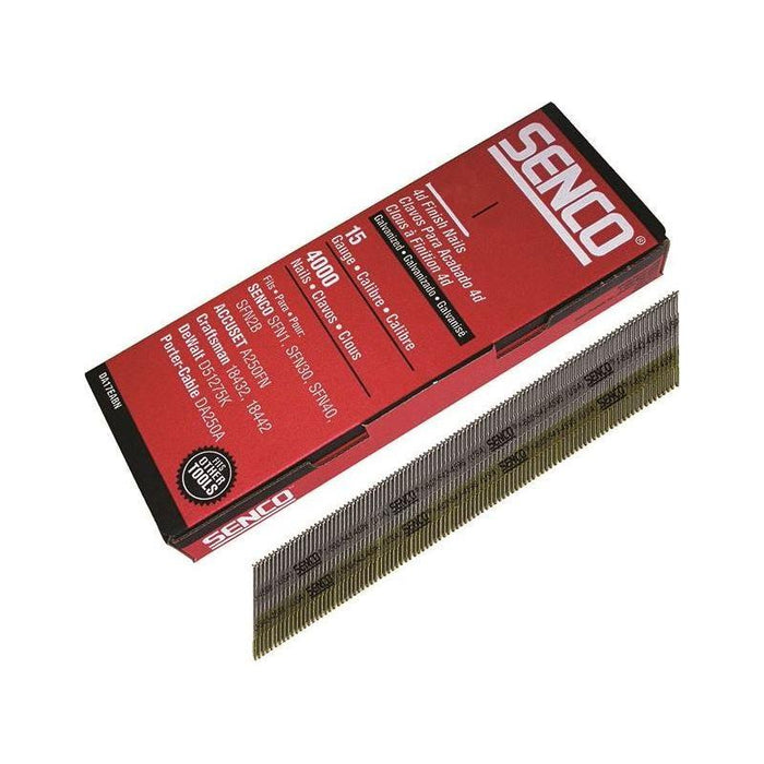 Senco Chisel Smooth Brad Nails Galvanised 15G x 50mm (Pack 4000) Senco - Town Tools