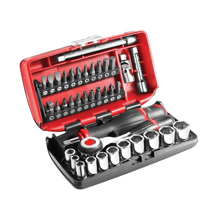 Facom 1/4in Drive Socket Set, 38 Piece Facom - Town Tools