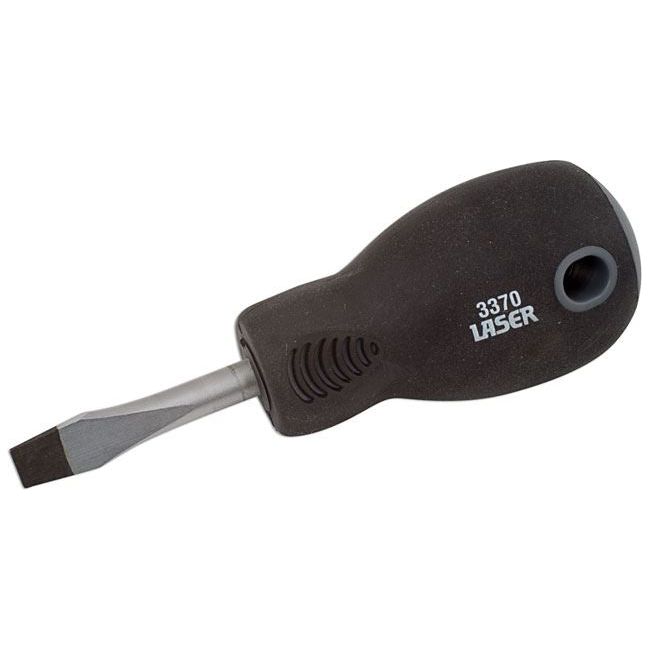 Laser Flat Screwdriver 6mm x 38mm 3370 Laser - Town Tools 