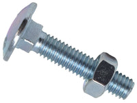 METALMATE Cup Square Hex Bolt & Nut ZP M6 x 30mm Box 50