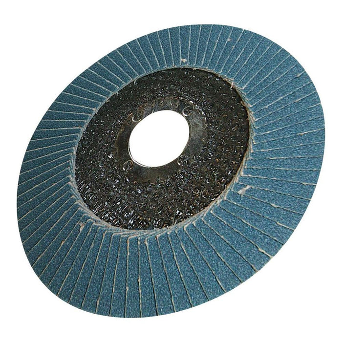 Silverline Zirconium Flap Disc 115mm 80 Grit Silverline - Town Tools 