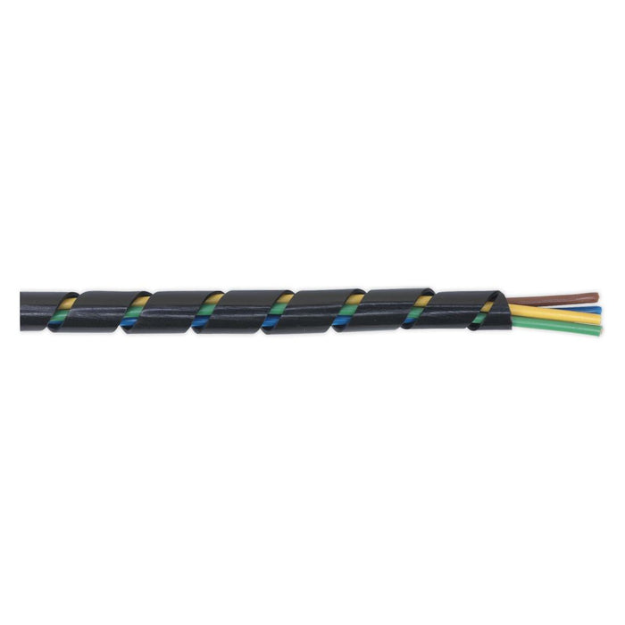 Sealey Spiral Wrap Cable Sleeving8-16mm 10m SWS816 Sealey - Town Tools 