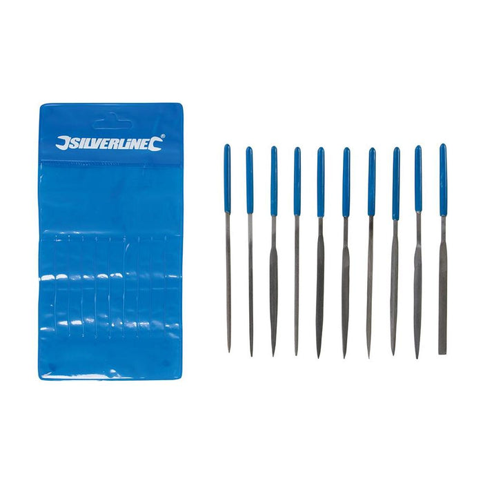 Silverline Needle File Set 10pce 10pce Silverline - Town Tools 