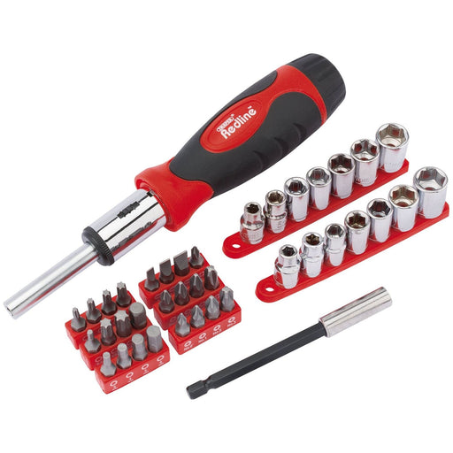 Draper Draper Redline Ratcheting Screwdriver Socket and Bit Set (40 Piece) Draper - Town Tools