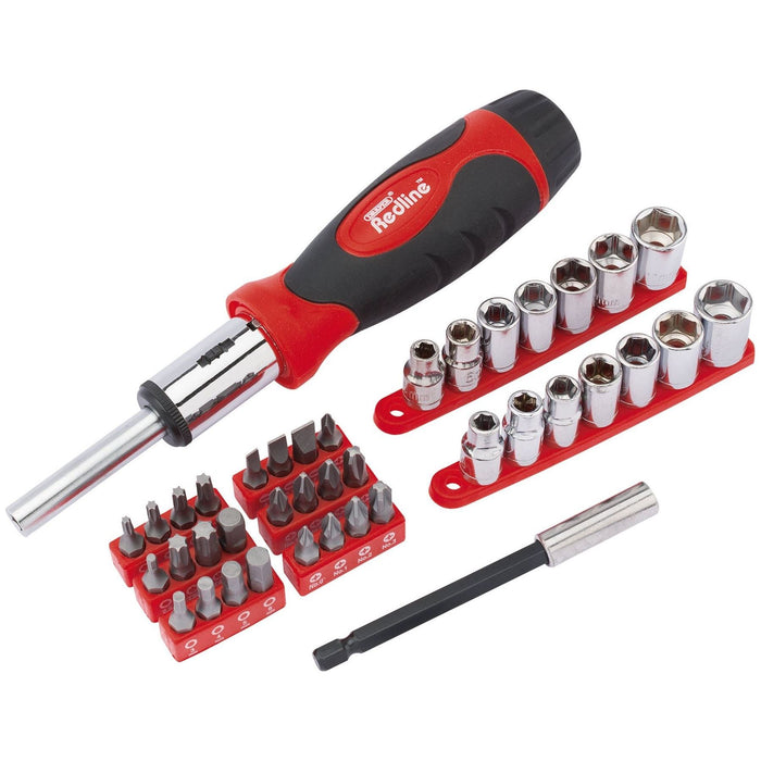 Draper Draper Redline Ratcheting Screwdriver Socket and Bit Set (40 Piece) Draper - Town Tools