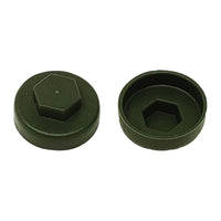 Forgefix TechFast Cover Cap Olive Green 16mm (Pack 100)