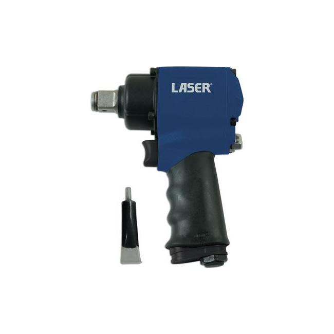 Laser Impact Wrench 3/4"D - Twin Hammer 146mm Long 7680