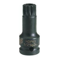 Draper Audi/VW Drain Plug Key, 1/2" Sq. Dr. 63476