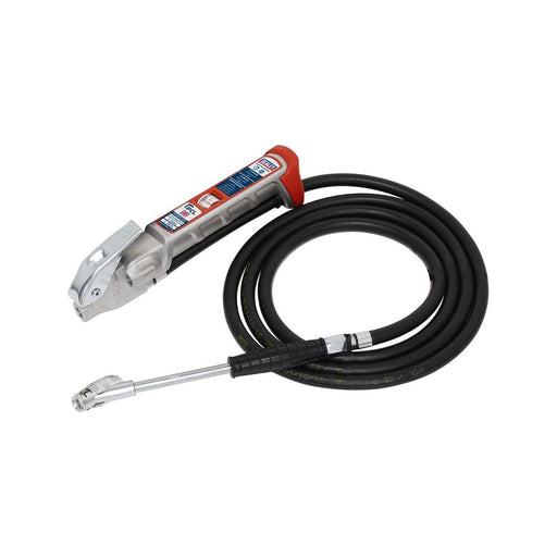 Sealey Tyre Inflator 2.5m Hose with Twin Clip-On Connector SA37/95 Sealey - Town Tools 