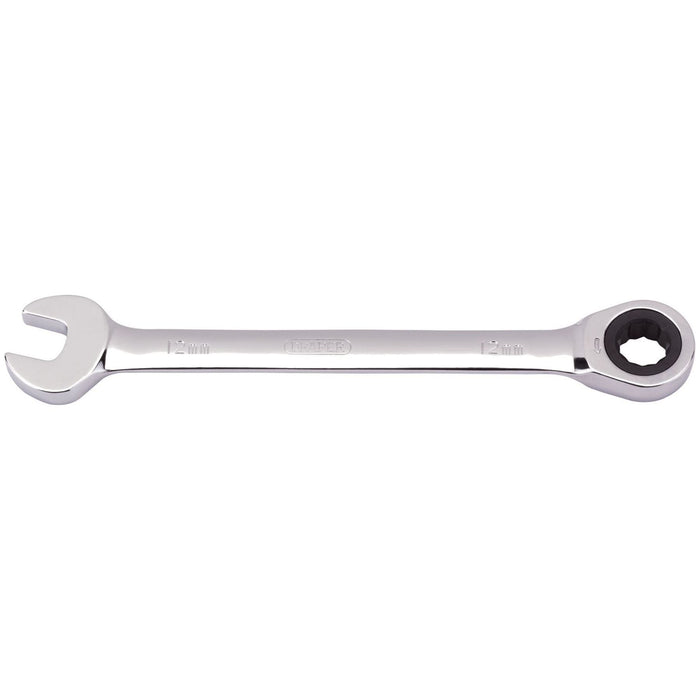 Draper Metric Ratcheting Combination Spanner, 12mm 31009 Draper - Town Tools 