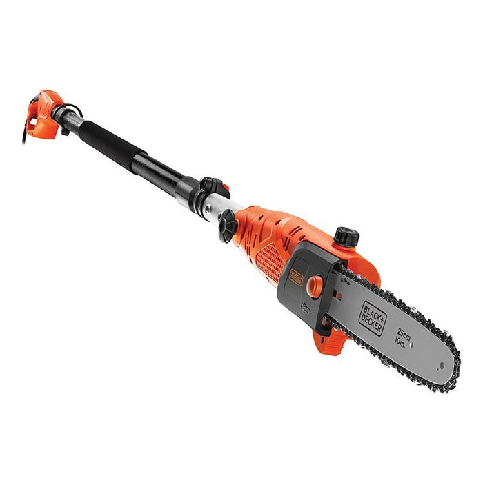 Black + Decker PS7525 Corded Pole Saw 25cm Bar 800W 240V BLACK + DECKER - Town Tools