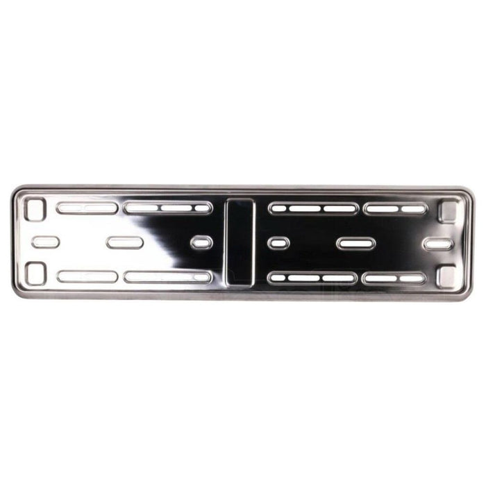 E-Tech Stainless Steel Car Registration Number Plate Holder Surround Frame x1