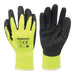 Silverline Hi-Vis Builders Gloves Yellow L 10 Silverline - Town Tools 