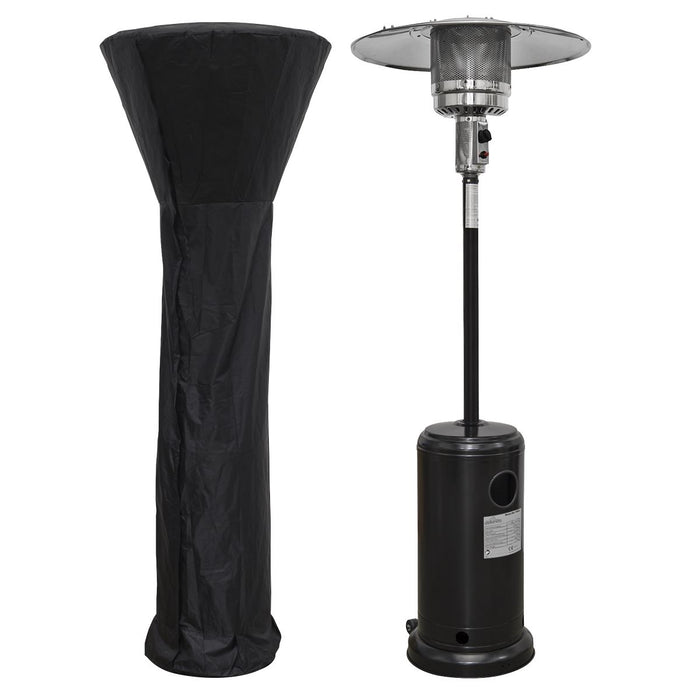 Dellonda Freestanding Gas Patio Heater 13kW with wheels