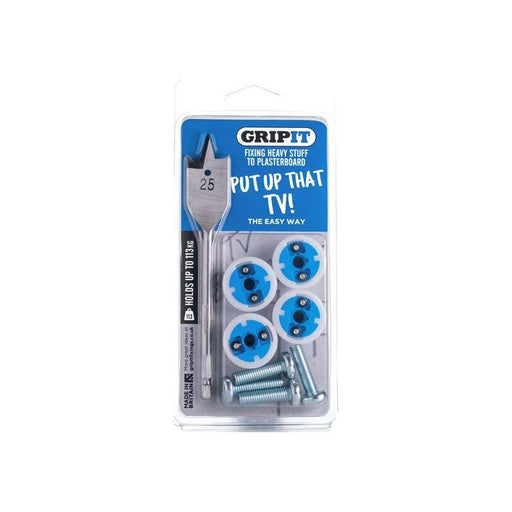 Gripit TV Kit, Clam Pack Gripit - Town Tools