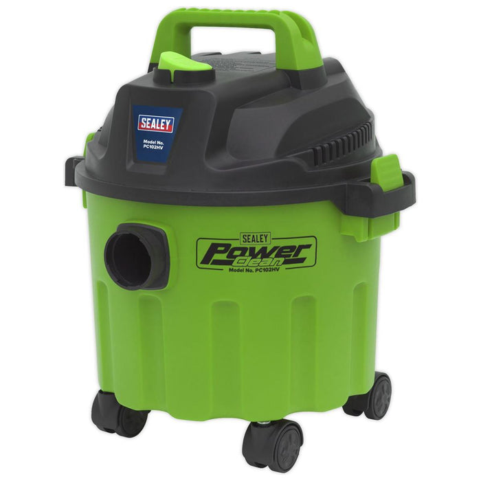 Sealey Vacuum Cleaner Wet & Dry 10L 1000W/230V Green PC102HV Sealey - Town Tools 