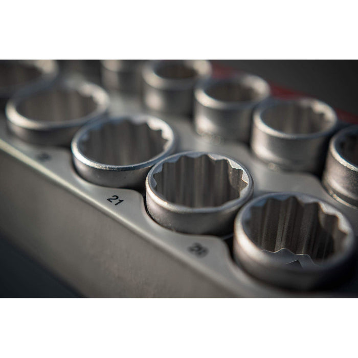 Teng Tools 1/2" Socket Set 12 pt TT1 17 Pieces Teng Tools - Town Tools 