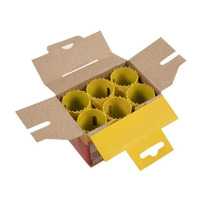 Starrett FCH0100-6 Fast Cut Bi-Metal Holesaw 25mm Bulk Pack of 6 Starrett - Town Tools