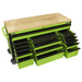 Superline PRO Black Edition Mobile Trolley with Wooden Worktop 15 Drawer 1549mm Superline Pro - Town Tools 