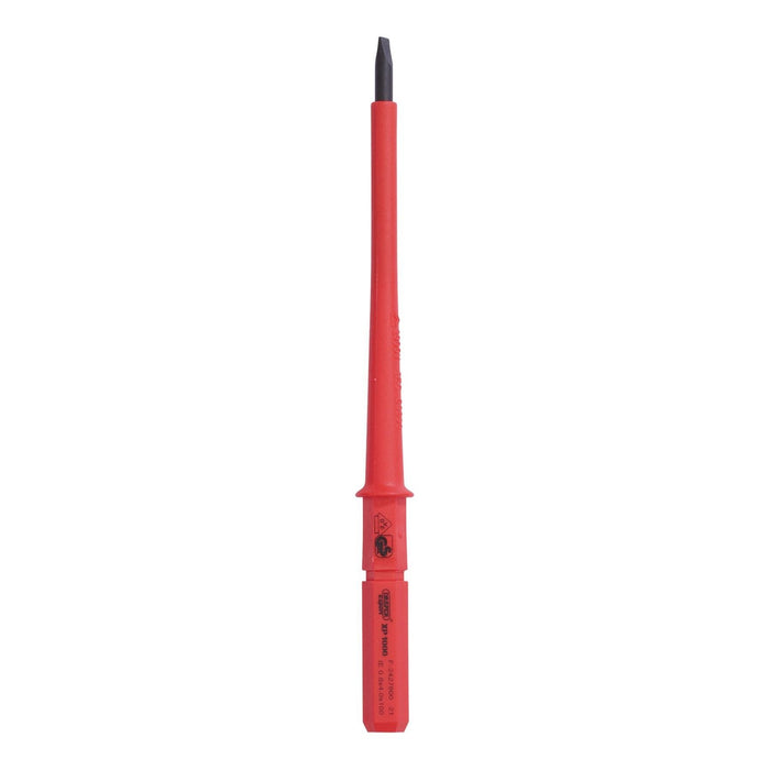 Draper XP1000 VDE Plain Slot Interchangeable Screwdriver Blade, 4 x 100mm Draper - Town Tools 