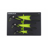 Carlyle Tools 3Pc Adjustable Lock Jaw Plier Set