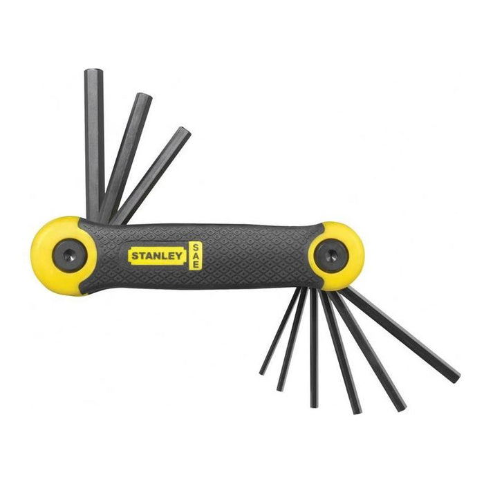 Stanley® Hand Tools Imperial Folding Hexagon Key Set, 9 Piece (5/64 - 1/4in) STANLEY® Hand Tools - Town Tools
