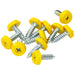 Connect 31543 Number Plate Screw Yellow No 10 x 3/4 100pc Connect - Town Tools 