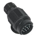 Sealey Towing Plug 13-Pin Euro Plastic 12V Twin Inlet TB54 Sealey - Town Tools 